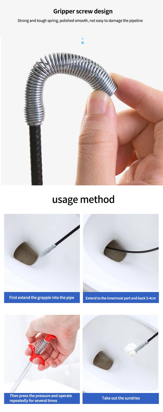 60cm Spring Drain Cleaner