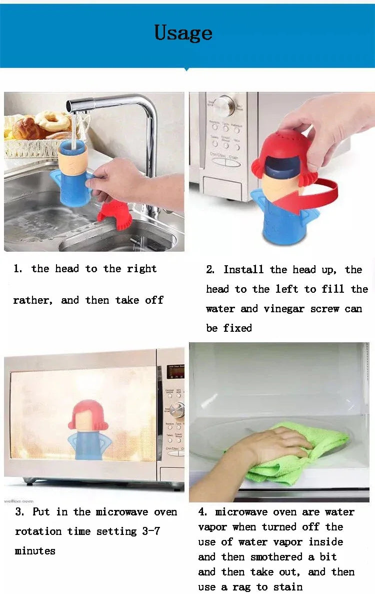 Angry Mama Microwave Cleaner