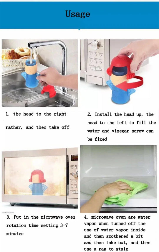 Angry Mama Microwave Cleaner