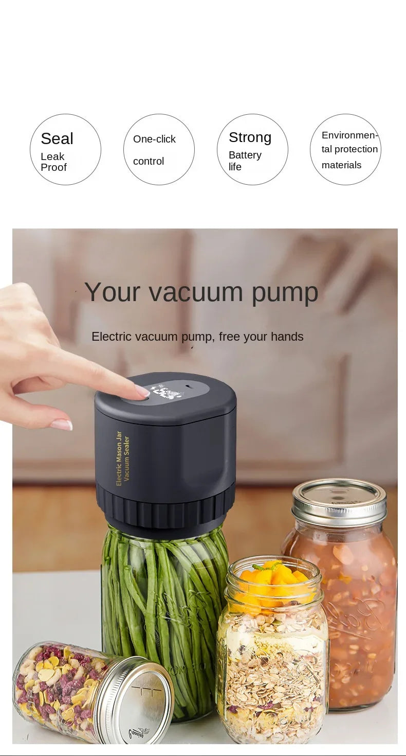 Mason Jar Vacuum Sealer