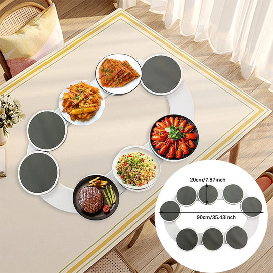 Dining Table Rotating Food Tray