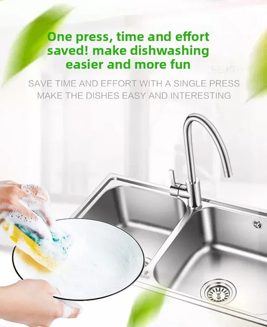 Soap Dispenser With Pot Scrubber