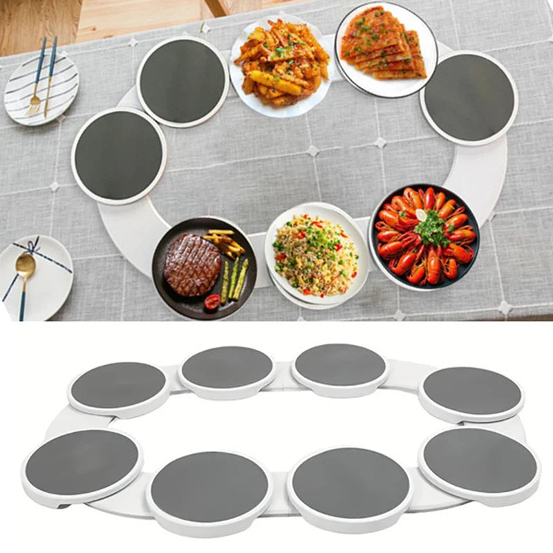 Dining Table Rotating Food Tray