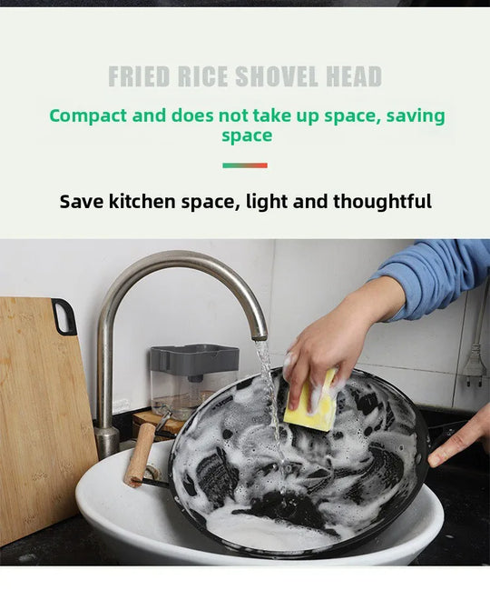 Soap Dispenser With Pot Scrubber