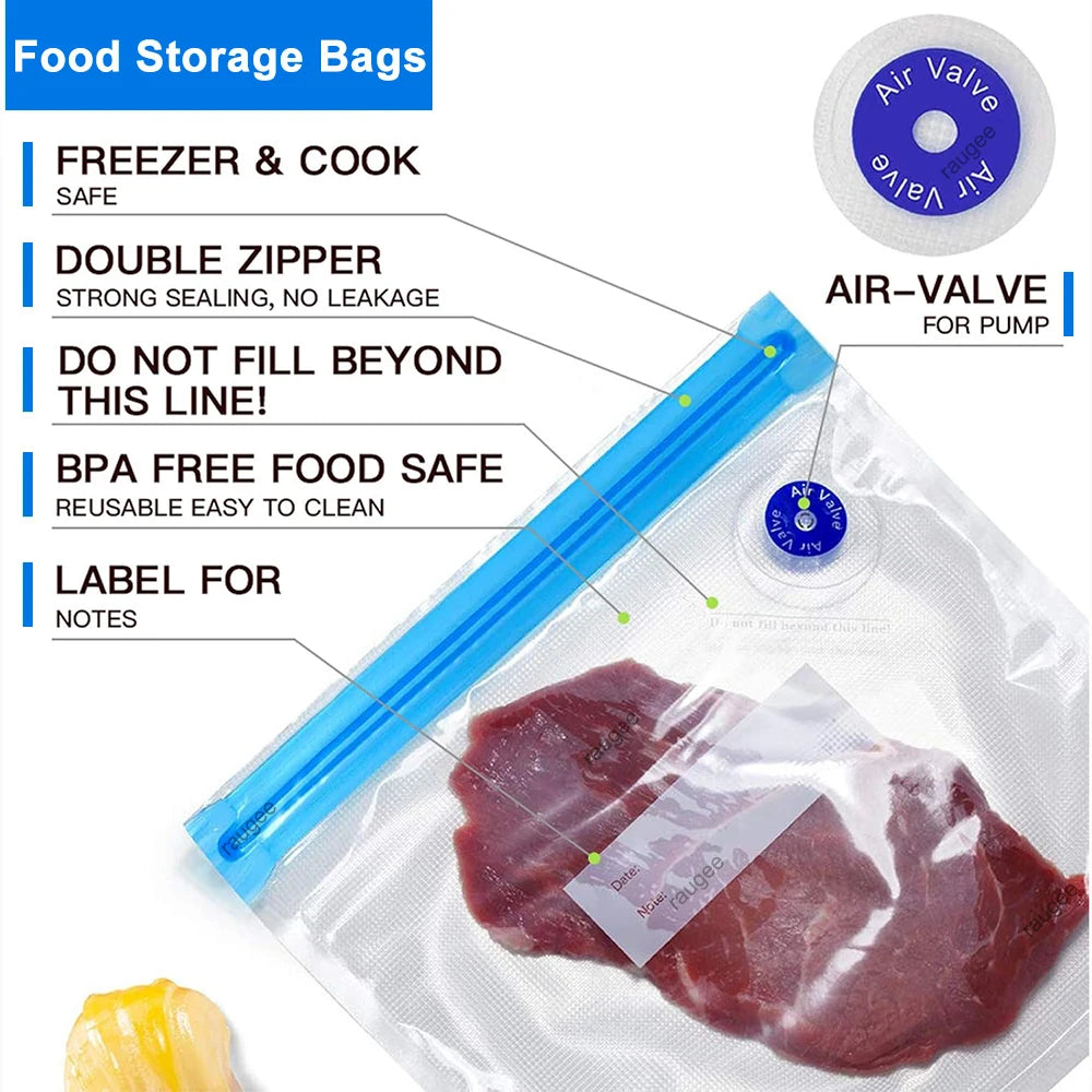 Vacuum Sealing Food Bags
