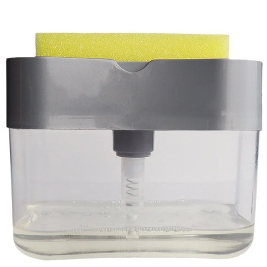 Soap Dispenser With Pot Scrubber